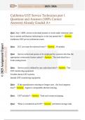 California UST Service Technician part 1  Questions and Answers &lpar;100&percnt; Correct  Answers&rpar; Already Graded A&plus;
