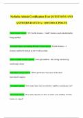 NetSuite Admin Certification Test QUESTIONS AND ANSWERS RATED A&plus; 2025&vert;2026 UPDATE