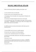 MANG 3402 FINAL EXAM QUESTIONS AND ANSWERS 2025