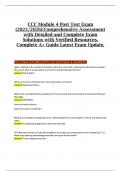CCC Module 4 Post Test Exam (2025/2026):Comprehensive Assessment with Detailed and Complete Exam Solutions with Verified Resources, Complete A+ Guide Latest Exam Update.