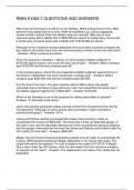 RMIN EXAM 3 QUESTIONS AND ANSWERS