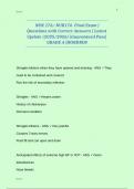  NUR 176&sol; NUR176  Final Exam &vert; Questions with Correct Answers &vert; Latest Update &lpar;2025&sol;2026&rpar; &vert;Guaranteed Pass&vert; GRADE A &vert;HONDROS 