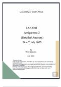 LSK3701 Assignment 2 (Detailed Answers) Due 7 July 2025