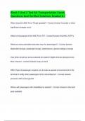 Block 1 And 2 Test Air Transportation Exam&vert; Questions And Verified Solutions Graded A&plus;
