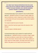 DCF INFANT AND TODDLER APPROPRIATE PRACTICE EXAM  LATEST 2025 ACTUAL EXAM WITH COMPLETE QUESTIONS AND  CORRECT DETAILED ANSWERS &lpar;100&percnt; VERIFIED ANSWERS&rpar;  &vert;ALREADY GRADED A&plus;&vert; &vert;&vert;PROFESSOR VERIFIED&vert;&vert;   &vert;&vert;BRANDNEW&excl;&excl;&excl;&vert;&vert;