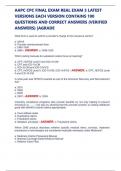 AAPC CPC FINAL EXAM