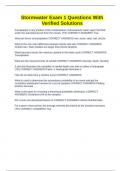 Stormwater Exam 1 Questions With Verified Solutions
