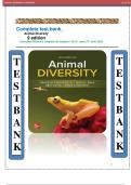Animal Diversity 9 edition &lpar;Cleveland Hickman&rpar; complete all chapters 1-20 A&plus; rated &lpar;17th june 2022