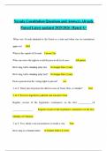 Nevada Constitution Questions and Answers Already Passed Latest updated 2025&sol;2026 &vert; Rated A&plus;