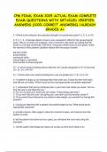 CPM FINAL EXAM 2025 ACTUAL EXAM COMPLETE EXAM QUESTIONS WITH DETAILED VERIFIED ANSWERS &lpar;100&percnt; CORRECT ANSWERS&rpar; ALREADY GRADED A&plus;