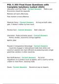 POL S 203 Final Exam Questions with Complete Solutions &lpar;Latest 2025&rpar;&period;