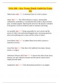 NAA 1002 &ndash; Exam &num;1 Key Terms Study Guide &ndash; Verified Definitions for Nursing Assistant Foundations