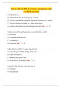 NAA 100 Exam Study Bundle &vert; Verified Q&A &vert; CNA Fundamentals & Skills Guide