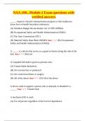 NAA &ndash; Practice Questions with Verified Answers &ndash; Infection Control&comma; Safety&comma; Hygiene&comma; and Patient Care
