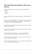 PSY 255 Final Exam Questions with correct answers&period;