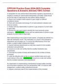 CPPS IHI Practice Exam 2024&ndash;2025 &vert; Complete Questions & Solved Answers &vert; 100&percnt; Verified and Correct