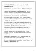 ANAT 201 EXAM 1 &lpar;essien&rpar; Exam Questions With Complete Solutions