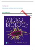 Test Bank for Microbiology with Diseases by Body System 5th Edition&comma; Bauman &vert; Complete Guide&vert;2025-2026