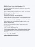 B260 infection control and isolation ATI  Questions with verified solutions 