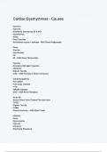 cardiac dysrhythmias Exam Questions and Answers