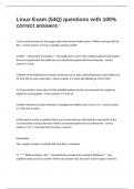 Linux Exam &lpar;54Q&rpar; questions with 100&percnt; correct answers