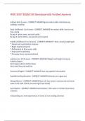 WGU D307 EXAM 100 Questions with Verified Answers&comma;100&percnt;CORRECT