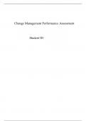 C721 Change Management Performance Assessment WGU attempt 2 Task Highest Score Distinction&period;&period;pdf