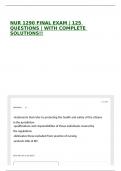 NUR 1290 FINAL EXAM &vert; 125 QUESTIONS &vert; WITH COMPLETE SOLUTIONS&excl;&excl;