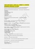 CADS 2040 EXAM 1 WITH ALL CORRECT & VERIFIED ANSWERS &lpar;UPDATED TO PASS&rpar;