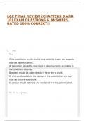 L&E FINAL REVIEW &lpar;CHAPTERS 9 AND 10&rpar; EXAM QUESTIONS & ANSWERS RATED 100&percnt; CORRECT&excl;&excl;