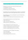 Financial Counseling Certification &vert;&vert; All Accurately Answered&period;