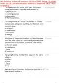 BPI Building Science Principles- &lpar;2025&rpar; ACTUAL EXAM &lpar;TESTING REAL EXAM QUESTIONS&rpar; AND VERIFIED ANSWERS &lpar;MULTIPLE CHOICES&rpar; &vert;COMPLETE SOLUTIONS &vert;A&plus; GRADED &vert;100&percnt; CORRECT&excl;&excl;