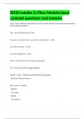BICSI Installer 1 latest updated questions and answers&period;