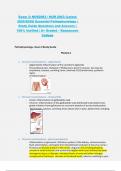 Essential Pathophysiology &lpar;NUR2063&rpar; &ndash; Rasmussen College &ndash; 2025&sol;2026 &ndash; Exam 3 Study Guide Questions and Answers