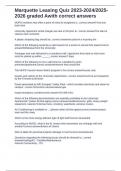 Marquette Leasing Quiz 2023-2024&sol;2025-2026 graded Awith correct answers