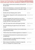 Hazmat Tech Florida State Test 2025 UPDATE&vert; COMPREHENSIVE QUESTIONS AND VERIFIED ANSWERS &lpar;COMPLETE SOLUTIONS&rpar;