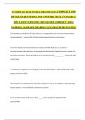 NC PATHOLOGY EXAM- FUNERAL DIRECTOR EXAM &vert; COMPLETE AND DETAILED QUESTIONS AND ANSWERS &vert; REAL EXAM QNA &vert; 2025 LATEST UPDATED  100&percnt; RATED CORRECT &vert; 100&percnt; VERFIED &vert; ALREADY GRADED A&plus;&vert;GUARANTEED TO PASS&excl;&excl;