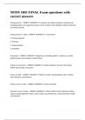 NFDN 1001 FINAL Exam questions with correct answers&period;