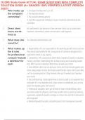 OLERE Study Guide ACTUAL EXAM QUESTIONS WITH COMPLETE SOLUTION GUIDE &lpar;A&plus; GRADED 100&percnt; VERIFIED&rpar; LATEST VERSION 2025&excl;&excl;