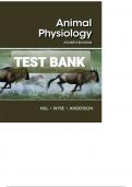 Test Bank For Animal Physiology 4th edition  by Hills&comma; Wyse&comma; Anderson &lpar;All chapters Complete&comma; Question and Answers&rpar; Guaranteed Pass&period; 