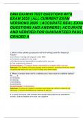 DBIA EXAM &num;3 TEST QUESTIONS WITH EXAM 2025 &vert; ALL CURRENT EXAM  VERSIONS 2025  &vert; ACCURATE REAL EXAM  QUESTIONS AND ANSWERS &vert; ACCURATE  AND VERIFIED FOR GUARANTEED PASS &vert;  GRADED A 