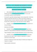 NUR 521 AVD PHARM BLUEPRINT EXAM 1 questions with correct verified detailed answers latest version