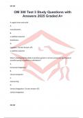 OM 300 Test 3 Study Questions with Answers 2025 Graded A&plus;