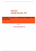 NCLEX EXAM NCLEX- PN