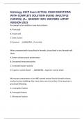 Histology ASCP Exam ACTUAL EXAM QUESTIONS WITH COMPLETE SOLUTION GUIDE&rpar; &lpar;MULTIPLE CHOICES&rpar; &lpar;A&plus; GRADED 100&percnt; VERIFIED&rpar; LATEST VERSION 2025