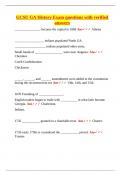 GCSU Georgia History Exam &ndash; Ultimate Verified Glossary and Timeline Q&A Guide &ndash; Full Historical Eras and Figures
