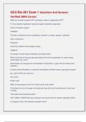 GCU Bio-201 Exam 1 Questions And Answers  Verified 100&percnt; Correct 