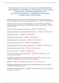 FLORIDA DENTAL LAWS AND RULE EXAM QUESTIONS  AND CORRECT ANSWERS&vert; ACCURATE REAL EXAM WITH  FREQUENTLY TESTED QUESTIONS AND  RATIONALE&vert;ALREADY A GRADED&vert;GUARANTEED  PASS&vert;LATEST UPDATE 2025&period; 