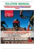SOLUTION MANUAL For Financial Accounting&colon; Tools For Business Decision Making 6th Edition Binder Ready Version By Paul D&period; Kimmel Latest Update Graded A&plus;