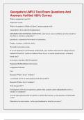 Georgette's LMR 2 Test Exam Questions And  Answers Verified 100&percnt; Correct 